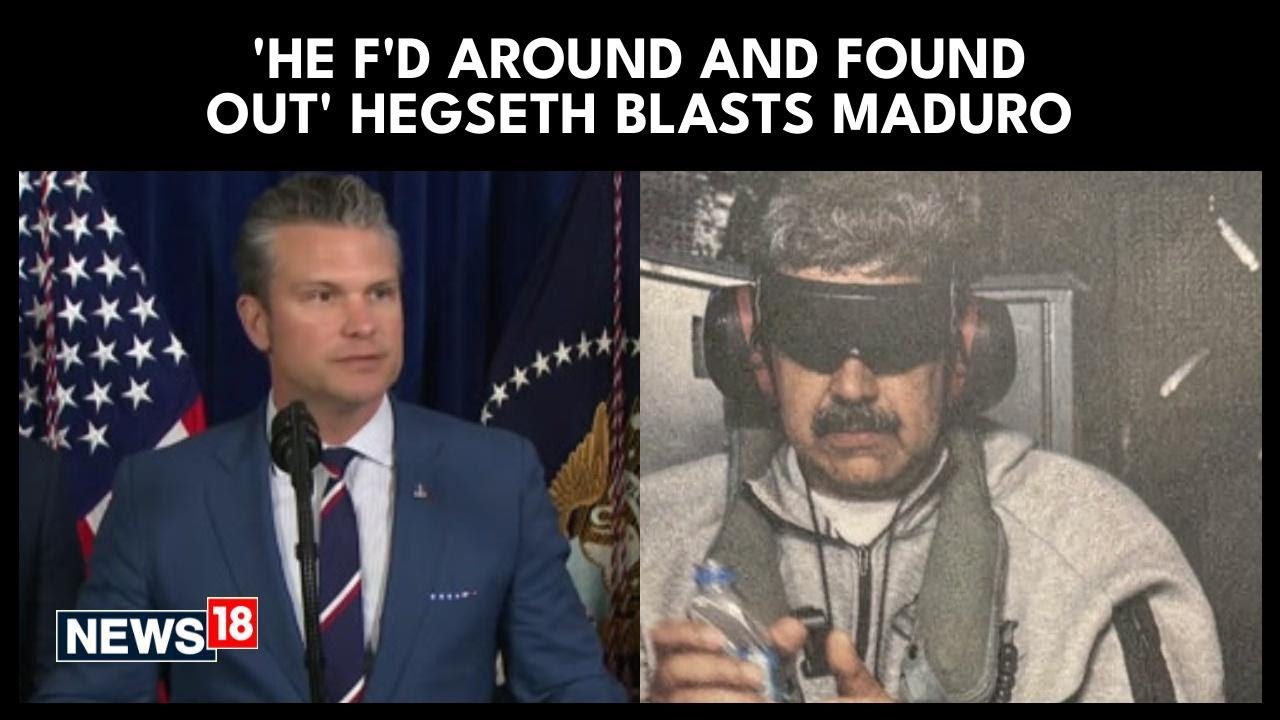 US Defense Secretary Pete Hegseth: Maduro 'F'D Around And Found Out' In Flawless Raid | N18G
