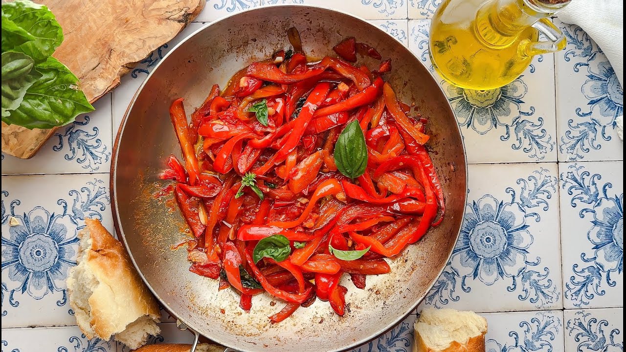 Italian Fried Peppers - Quick and Easy Side Dish!