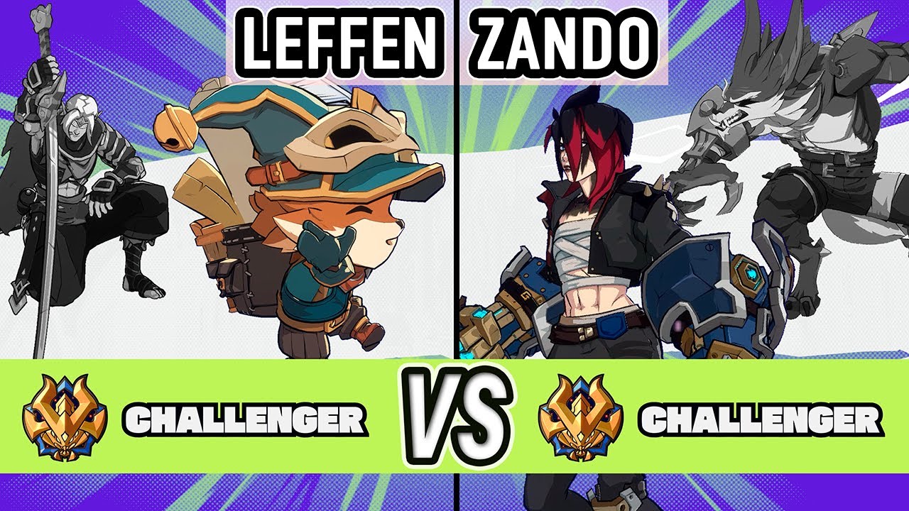2XKO ▰ Leffen (Teemo / Yasuo) vs Zando (Warwick / Vi) ▰ High Level Gameplay
