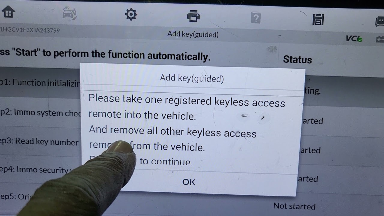 2017-2021 Honda Accord Remote Keyless Proximity System Programming  Step By Step