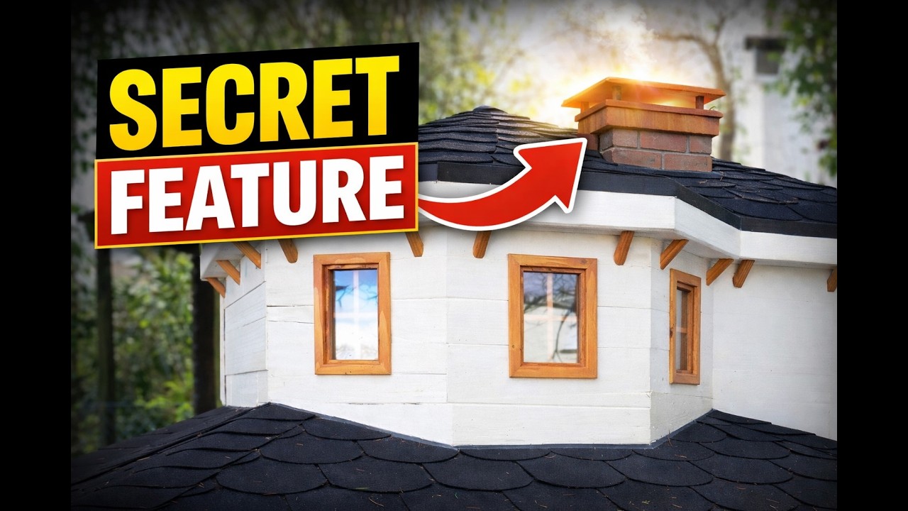 I Built my Chickens a Luxury Home with Secret Hidden Features 