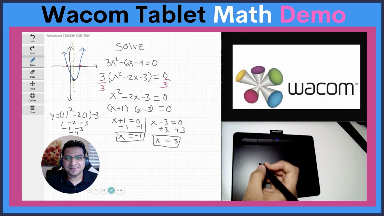 Wacom Tablet Math Demo
