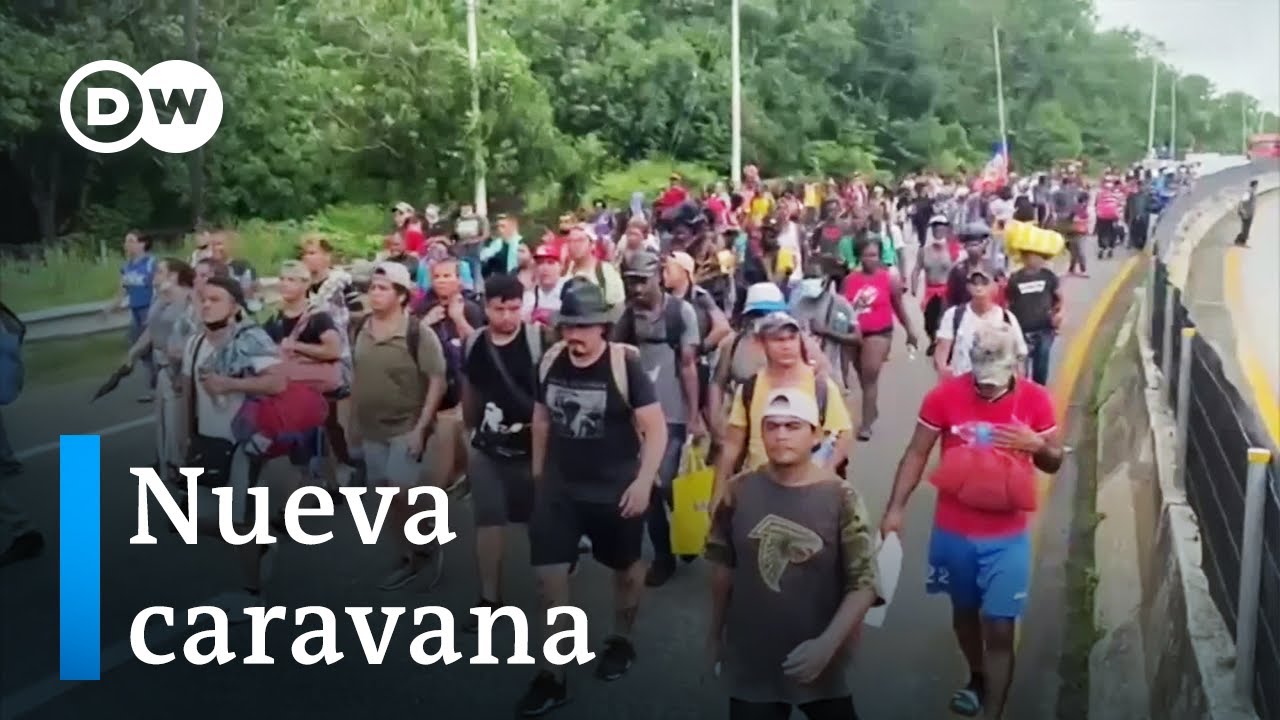 Migrantes hartos de esperar en México parten hacia EE. UU.