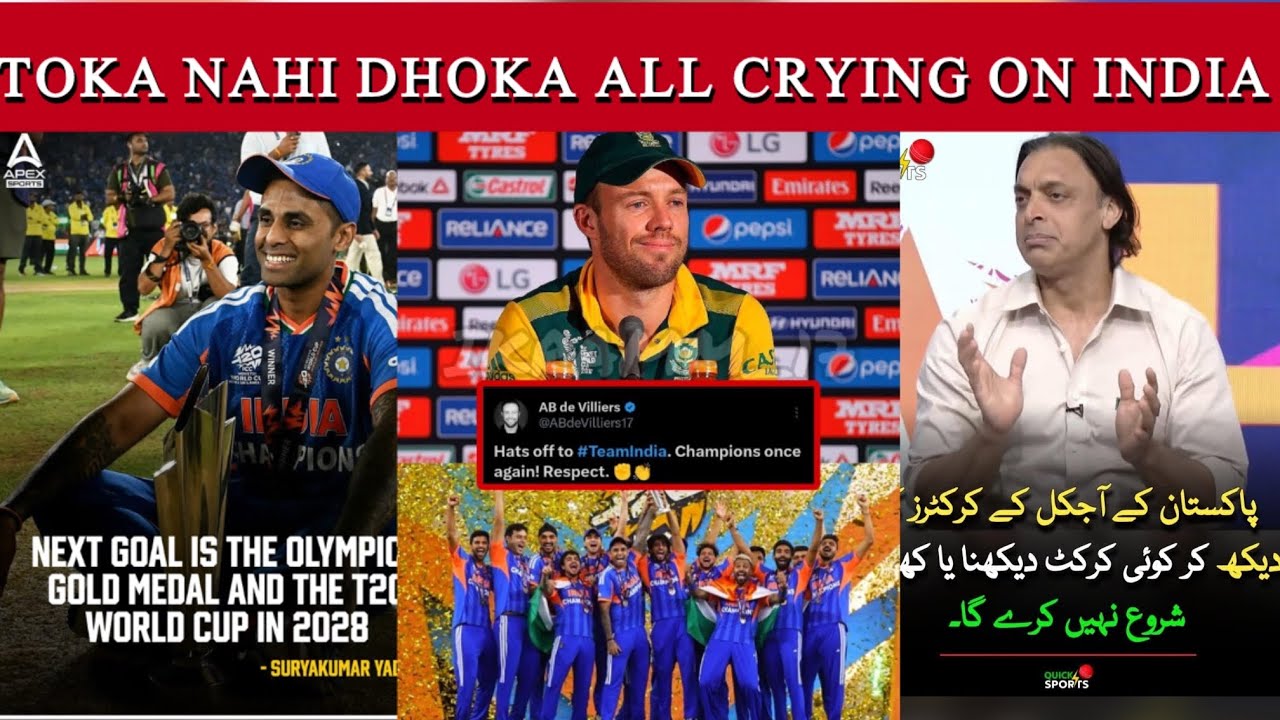 All ex player’s reaction on India 🇮🇳 become champions of t20 World Cup 2026