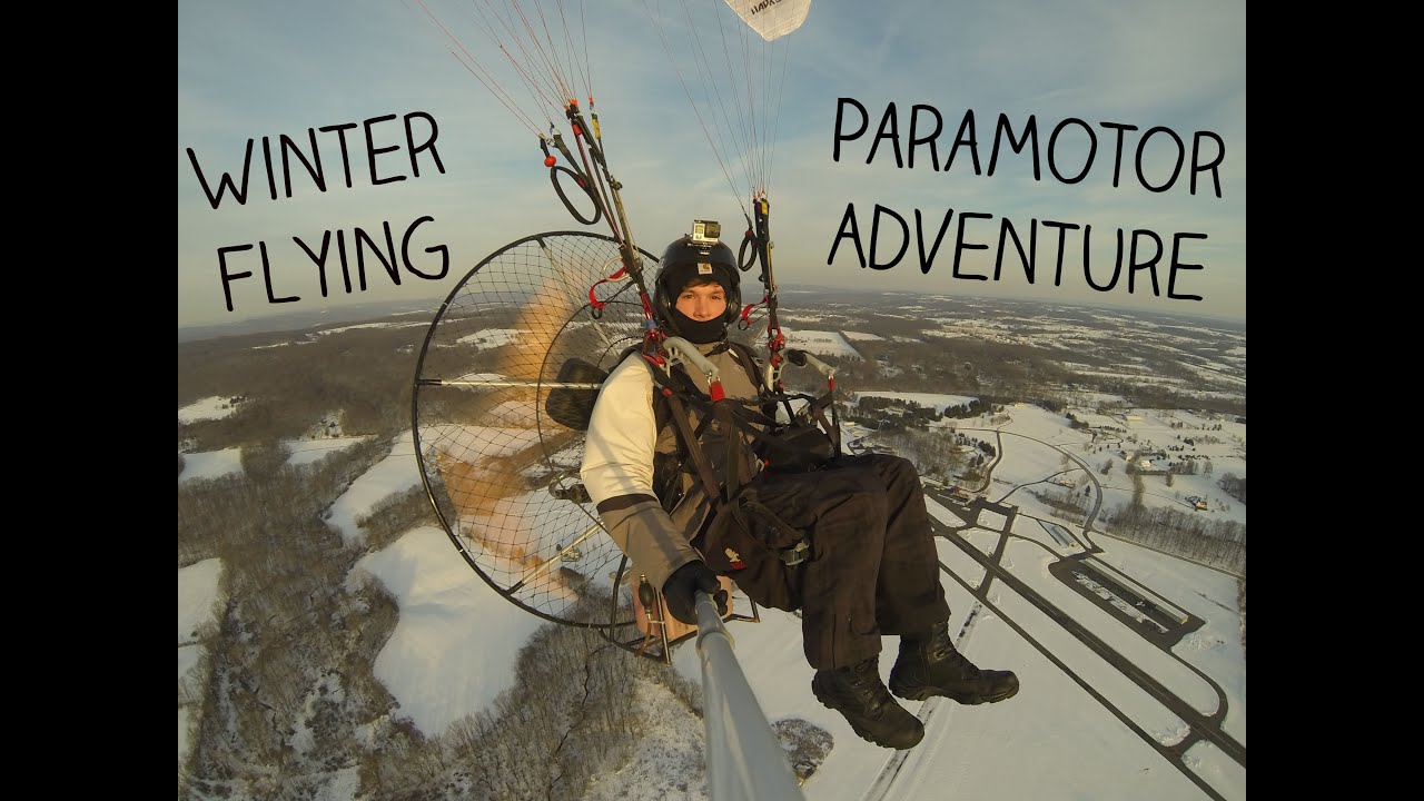 Epic Winter Flying - Paramotor Adventure