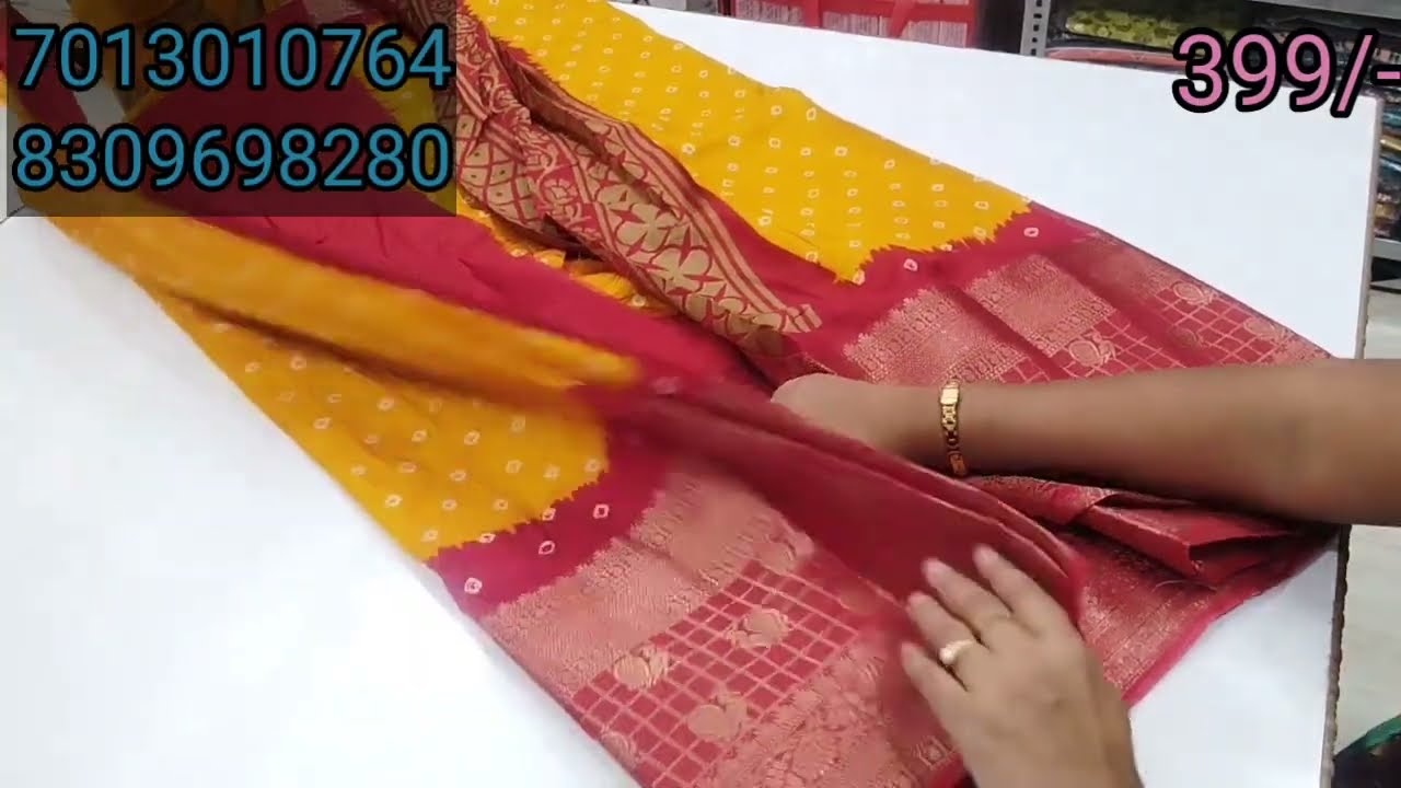 Light weight smooth fancy sarees price only 399/-