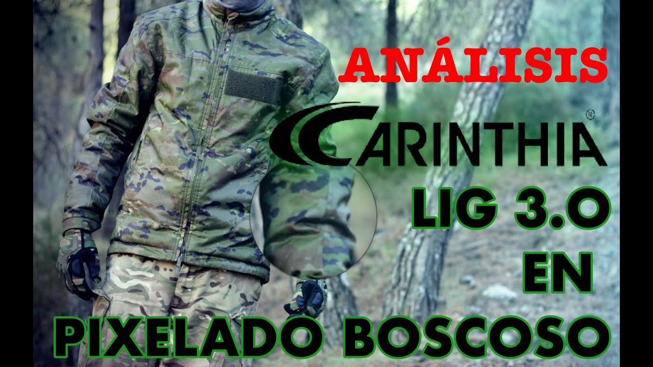 Análisis de Chaqueta Carinthia LIG 3.0 en Pixelado Boscoso