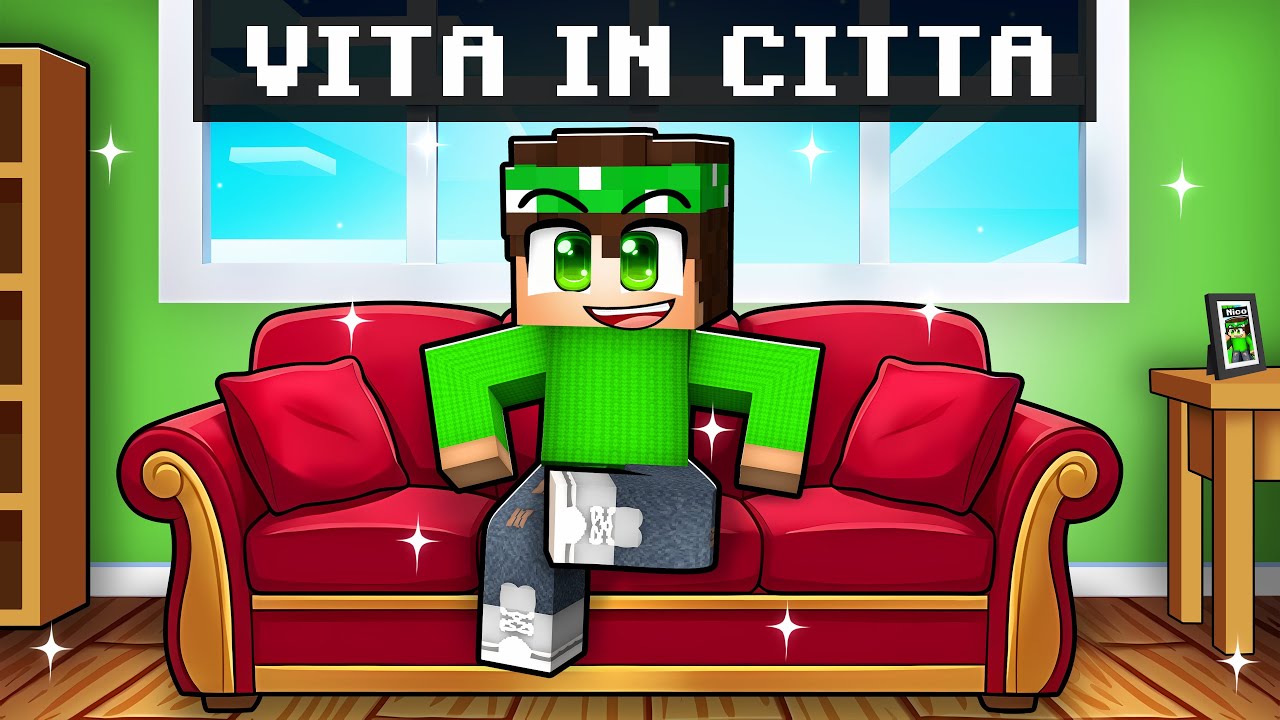HO ARREDATO LA MIA CASA nella VITA IN CITT&Agrave; 1 REMAKE su MINECRAFT!