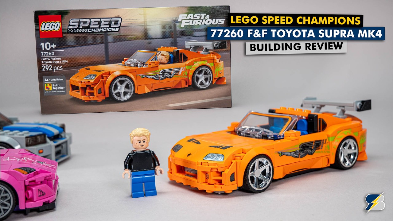 LEGO Speed Champions 77260 Fast & Furious Toyota Supra MK4 detailed building review