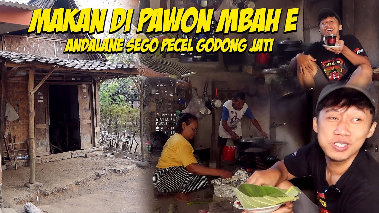 Makan Sego Pecel Mbah Brintik, ternyata masih saudara keluarga besar Jonggol