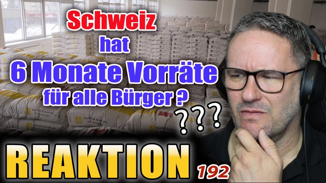 6 Monate Vorräte für ALLE Bürger ? In der Schweiz ? kann das stimmen? SURVIVAL-PRO reagiert