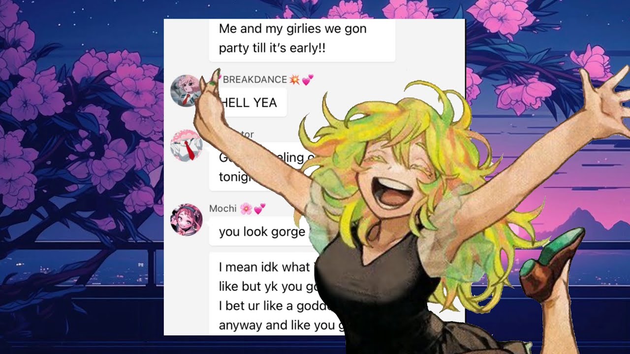 Hagakure to the rescue! || ‘Perfect Night’ by LE SSERAFIM || BNHA/MHA lyric prank || U Squad AU