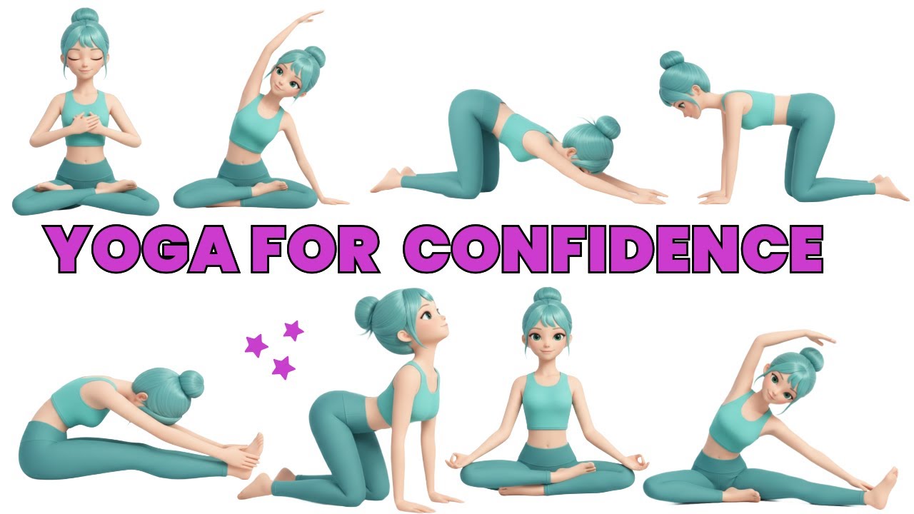 Йога для уверенности в себе 🧘‍♀️ | Мягкая йога для детей | Повышение самооценки | Спокойствие ума...