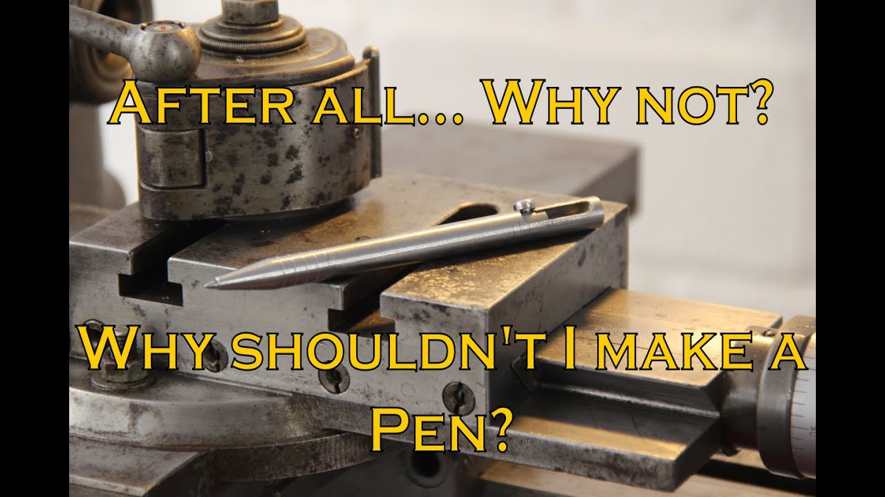 Machining a bolt-action-pen-thing - build