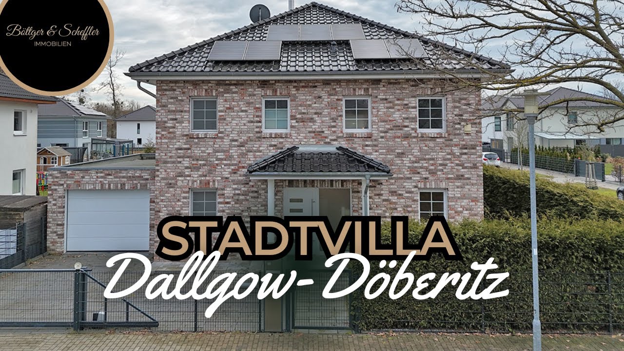 Zukunftsweisende Stadtvilla mit Klinkerfassade + Erdwärmepumpe + PV-Anlage | Dallgow-Döberitz