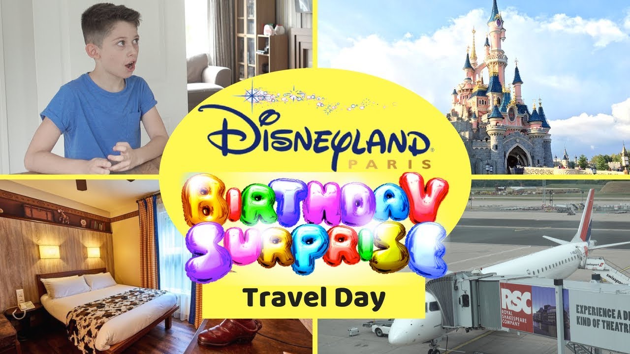 Birthday Surprise Trip To Disneyland Paris!! - Travel Day - Day 1