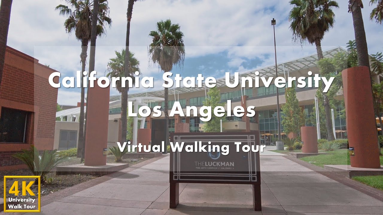 California State University, Los Angeles – виртуальная пешеходная экскурсия [4k 60fps]