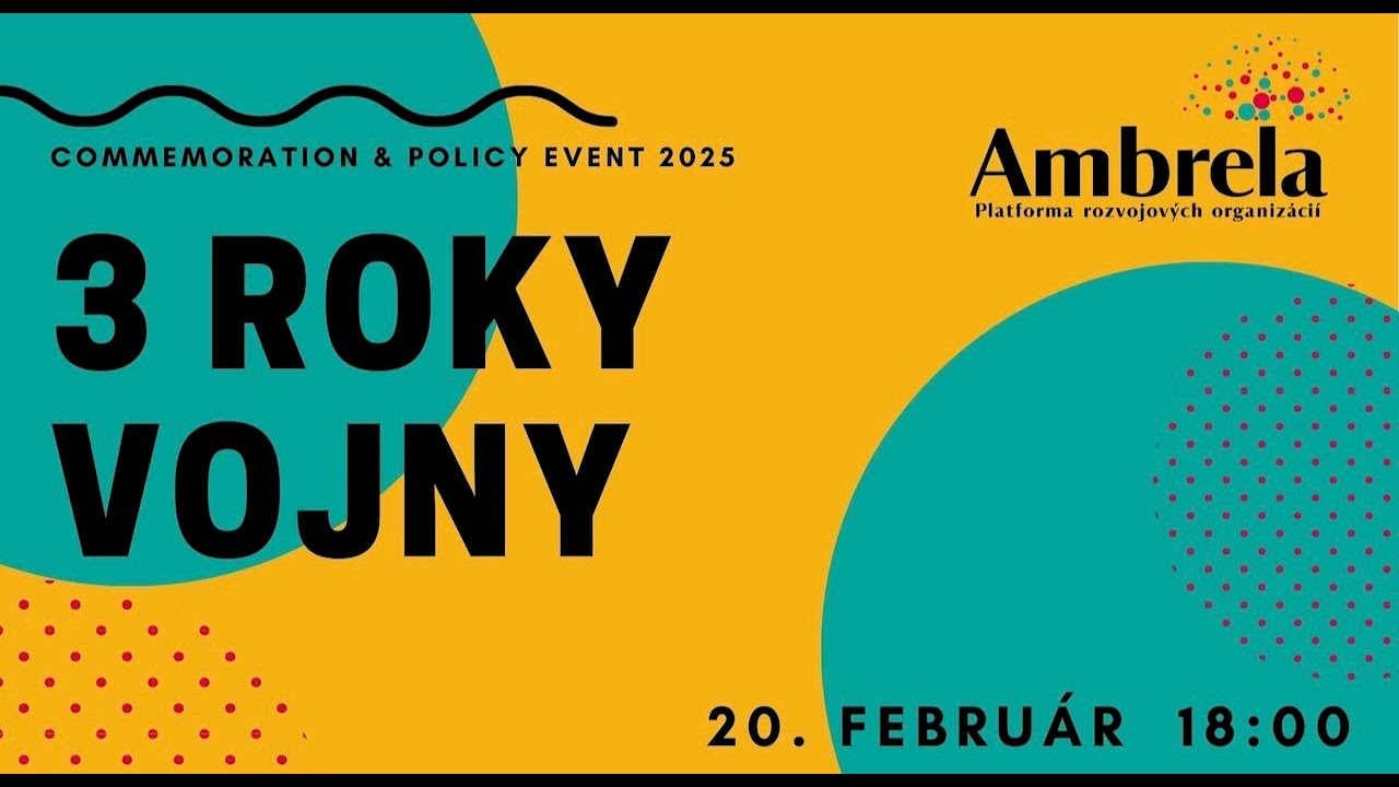 Commemoration event 2025: Príbehy slovenskej pomoci Ukrajine