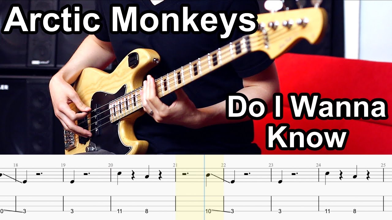 Arctic Monkeys - Do I Wanna Know // BASS COVER + Play-Along Tabs