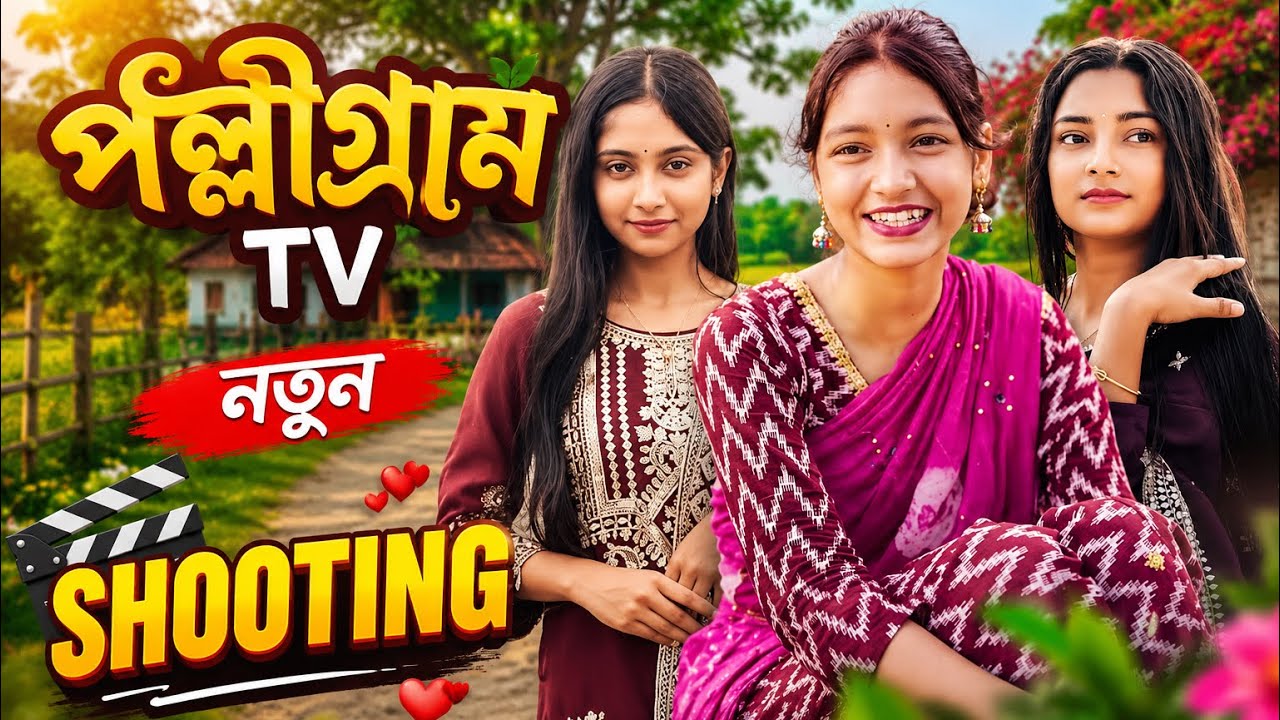 Palligarmtv Shooting | মাঠের মাঝে আজকের শুটিং 🎥🌾