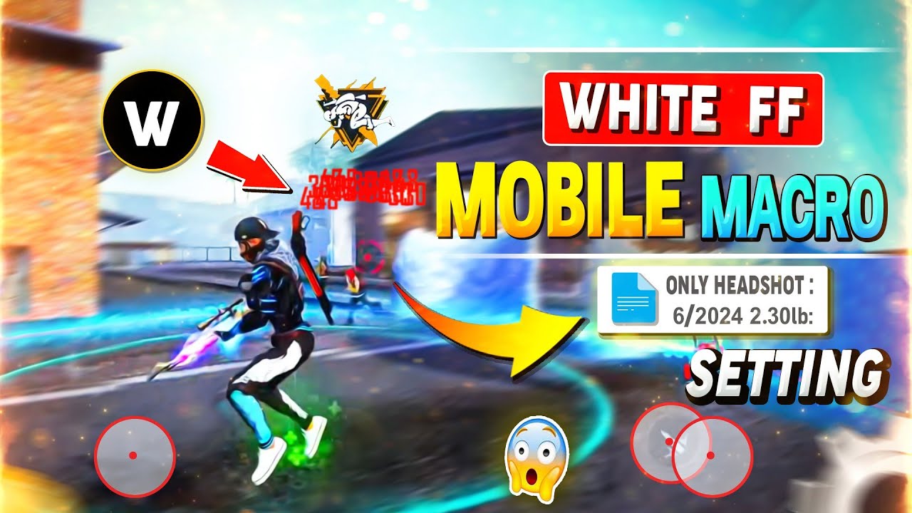 White FF New Mobile Macro Free Fire 😱 Macro Free Fire Android 2025🎯