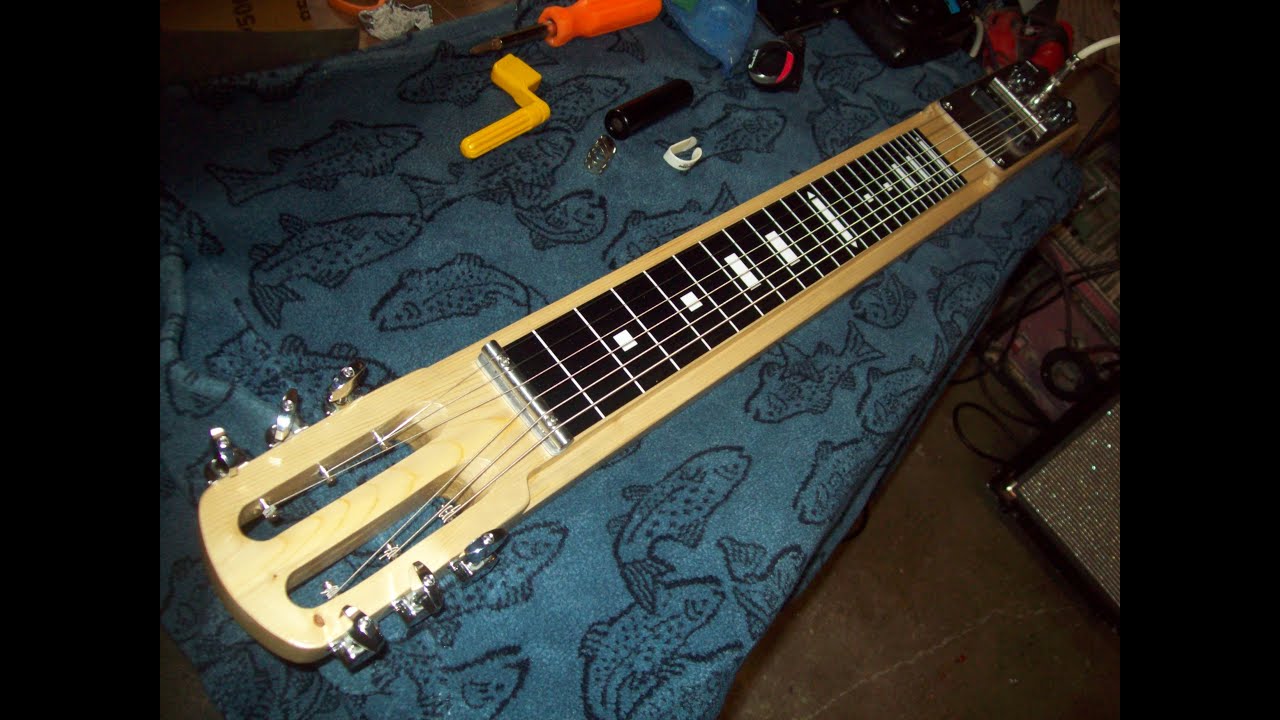 Ryan's Lap Steel Guitar built from a 2X4