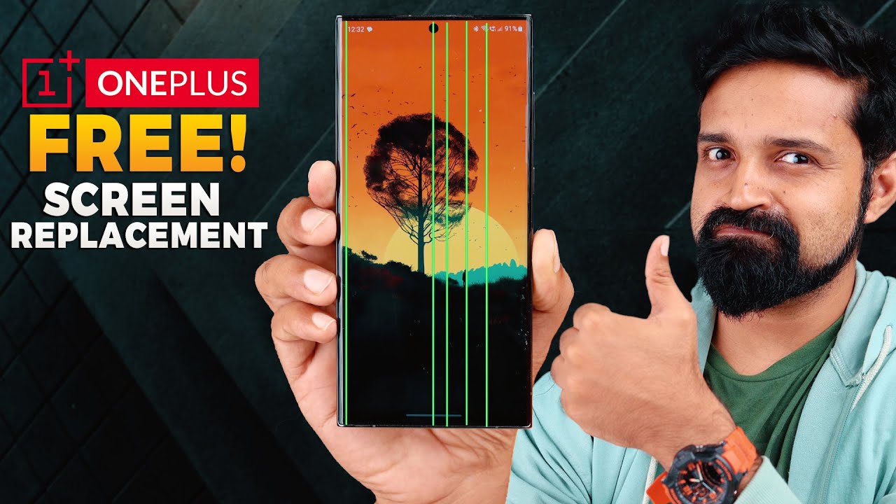Free Screen Replacement for Green Line Issue  | ONEPLUS | രക്ഷപെട്ടു!