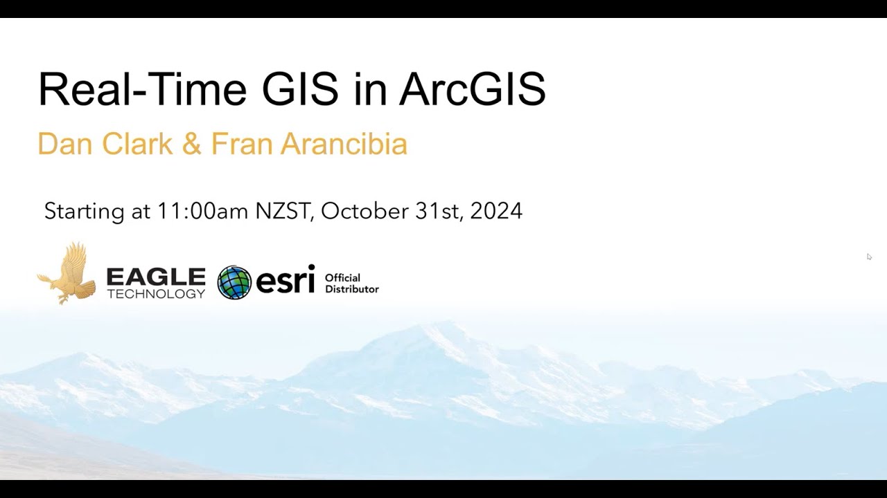 Real-Time GIS in ArcGIS