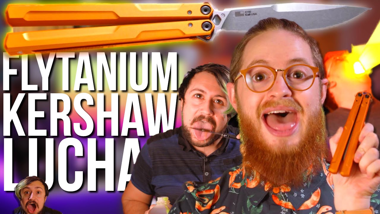 ЛУЧШИЙ МОД Kershaw Lucha?? - Обзор Flytanium Balisong