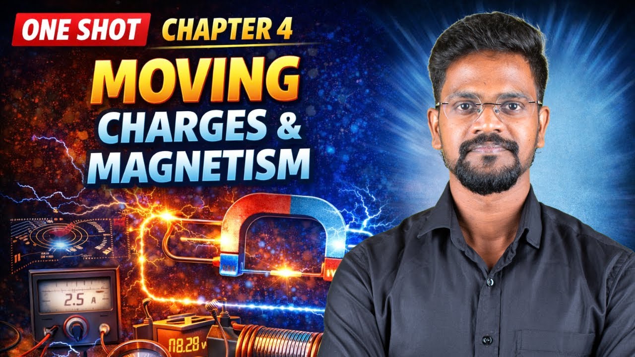 Moving Chargers and Magnetism |ONE SHOT|Tamil|NCERT|CBSE|Physics 12|Muruga MP #physics12 #oneshot
