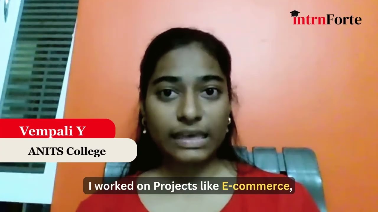 IntrnForte Review by ANITS College Student || Web Development