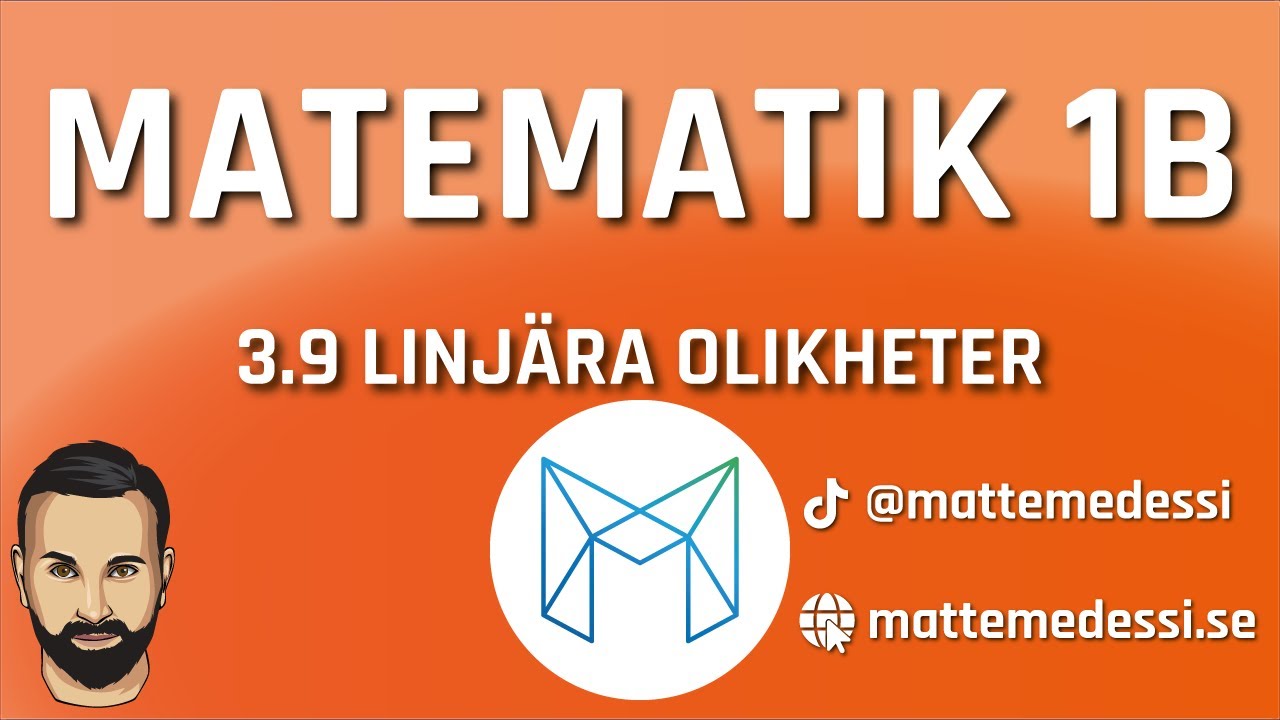 3.9 Linjära olikheter (Ma1b) [2023-2024]