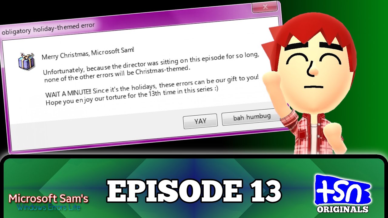 Microsoft Sam's Windows Errors Lite: Episode 13 | TSN Originals