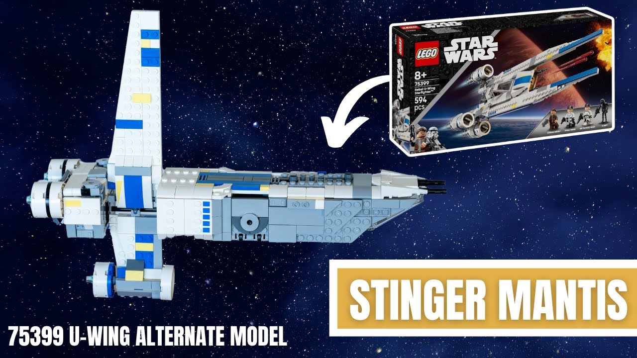 The Stinger Mantis | Alternate Build of LEGO 75399 Rebel U-Wing Starfighter