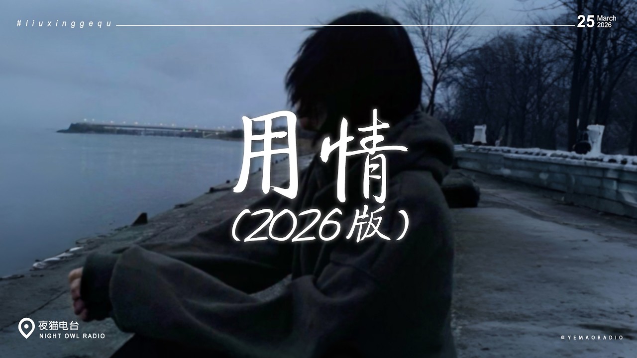 2026抖音最火流行歌曲 🎧 最近大家都在聽｜Emo歌曲 + 情緒歌曲合集：用情 / 何物 / 慢冷 / 可能是風太大了吧 / 夏天的風 / 斷點 / 最後一頁