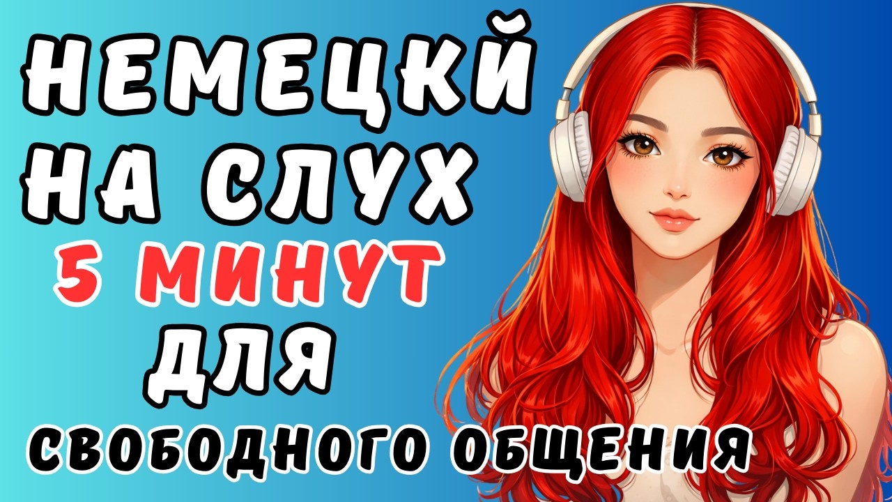 🔴 LIVE: 🎧 🇩🇪    🎧 20 минут немецкого на слух — разговорная практика A1–A2, которая реально работает