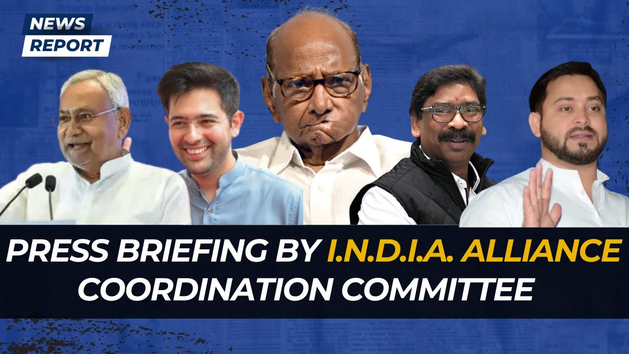 Press briefing by I.N.D.I.A. Alliance coordination committee| Opposition| Sharad Pawar| NCP Congress