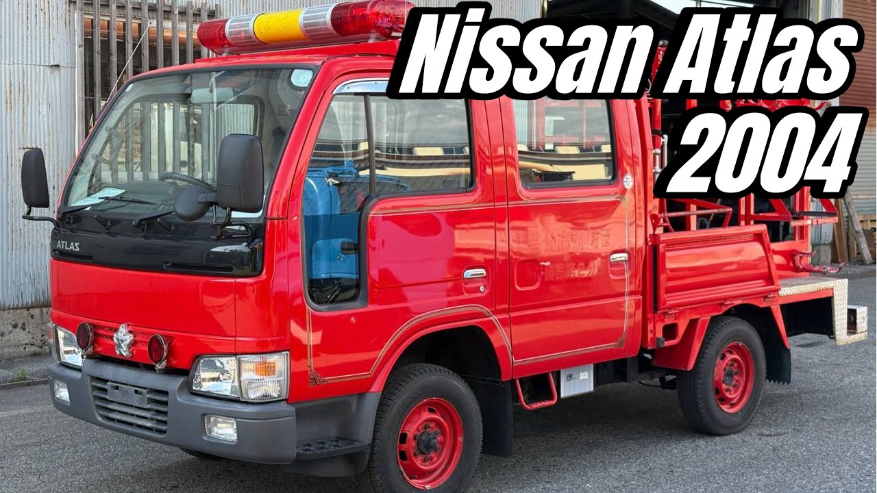 Nissan Atlas Fire Truck | Double Cab | TD27 Diesel | Japan 🇯🇵