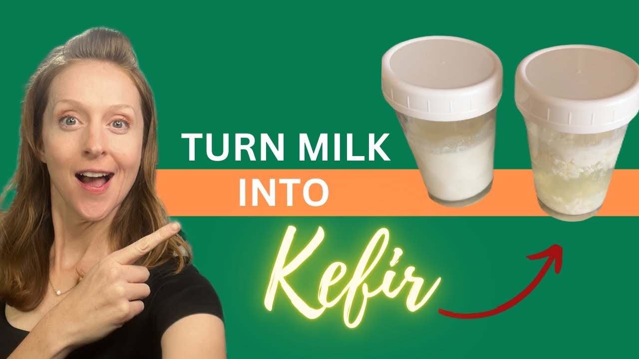 How to Make MILK KEFIR From Home🥛[Under 5 MINUTES]