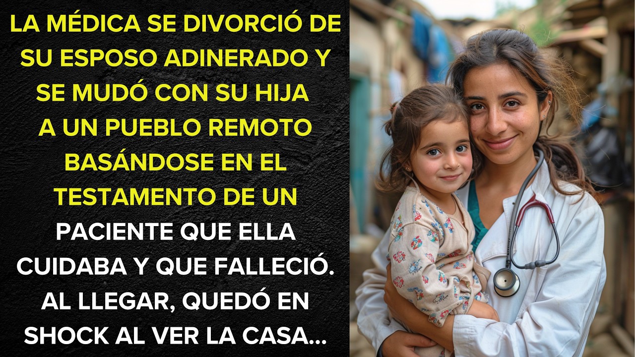 LA MÉDICA SE DIVORCIÓ DE SU ESPOSO ADINERADO Y SE MUDÓ CON SU HIJA A UN PUEBLO REMOTO BASÁNDOSE EN..