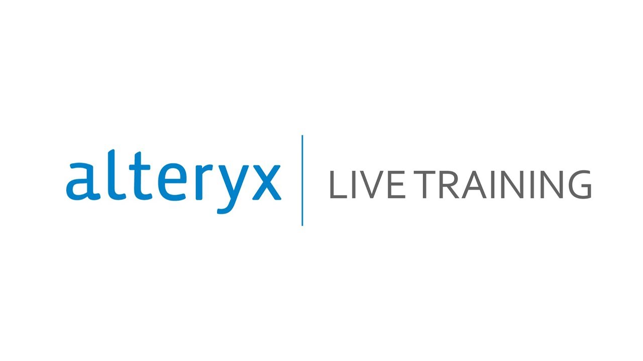 Alteryx Live Training: Prescriptive Optimization