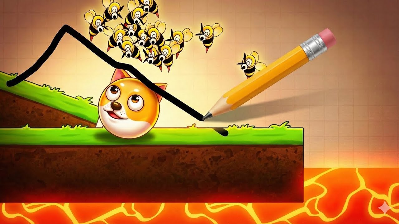 Dog  rescue game in danger level girl in very important level 9999