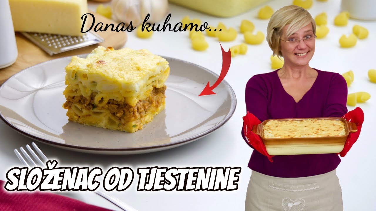 Napravite SLOŽENAC OD TJESTENINE za ručak i oduševite sve za stolom! • ReciPeci Sandre Gašparić