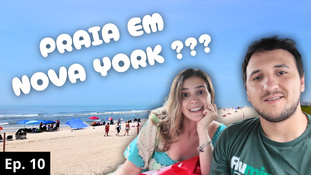 PRAIAS em NOVA YORK - Conhecemos Long Island 🏖️ (Long Beach, Jones Beach, Atlantic Beach...)