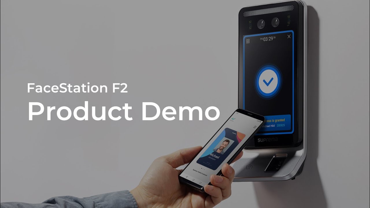 [FaceStation F2] Product Demo l Suprema