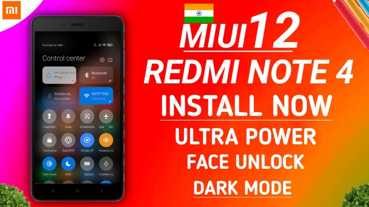 REDMI NOTE 4 MIUI 12 UPDATE | HOW TO INSTALL MIUI 12 ON REDMI NOTE 4 | REDMI NOTE 4 NEW UPDATE