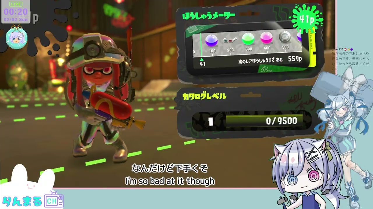 バイトに久々出勤🦑🐟[JP]