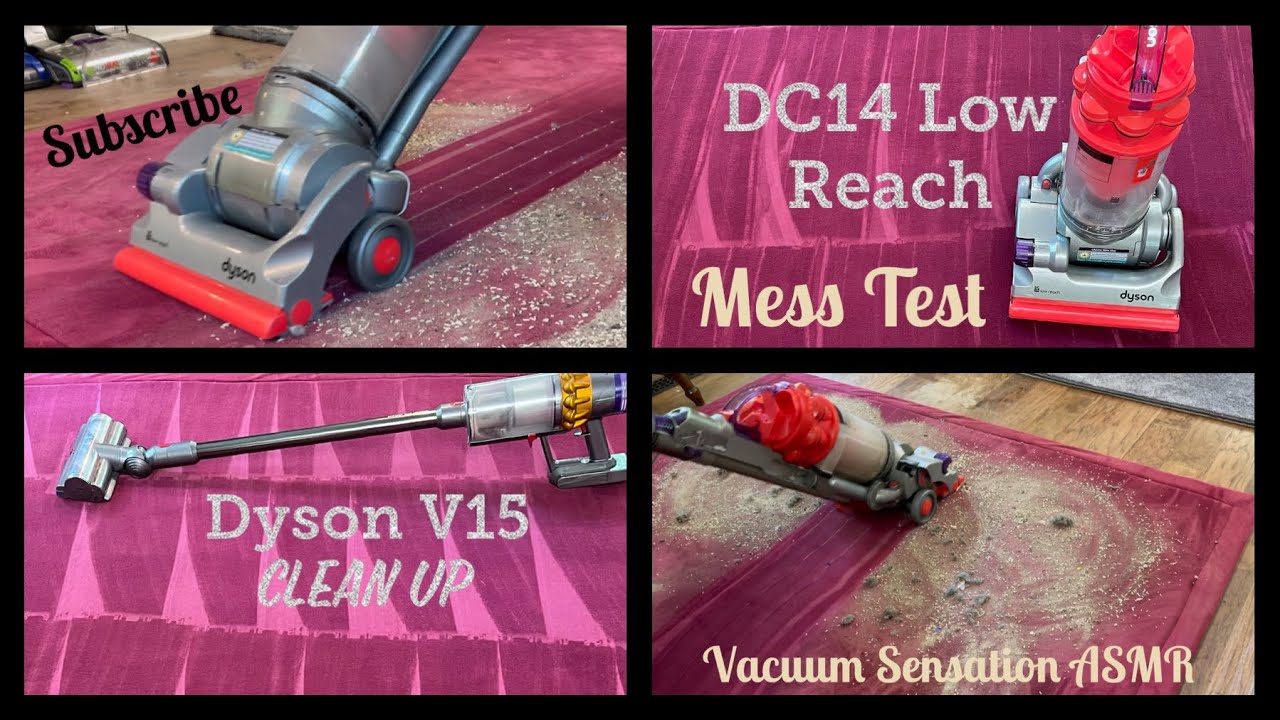 DYSON DC14 LOW REACH | MESS TEST | V15 CLEAN UP | INCLUDING FAST VACUUMING!!