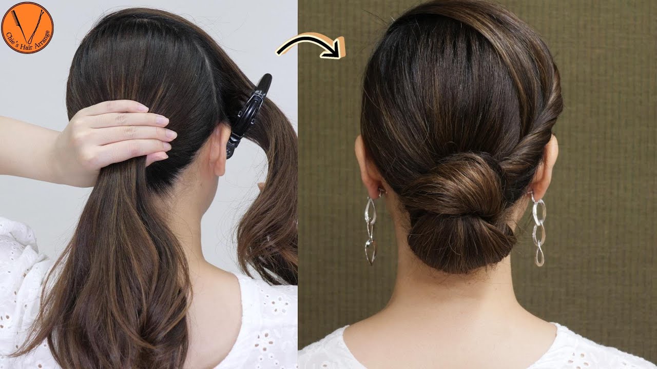 【可愛いヘアアレンジ】自分で出来るねじねじアップヘア