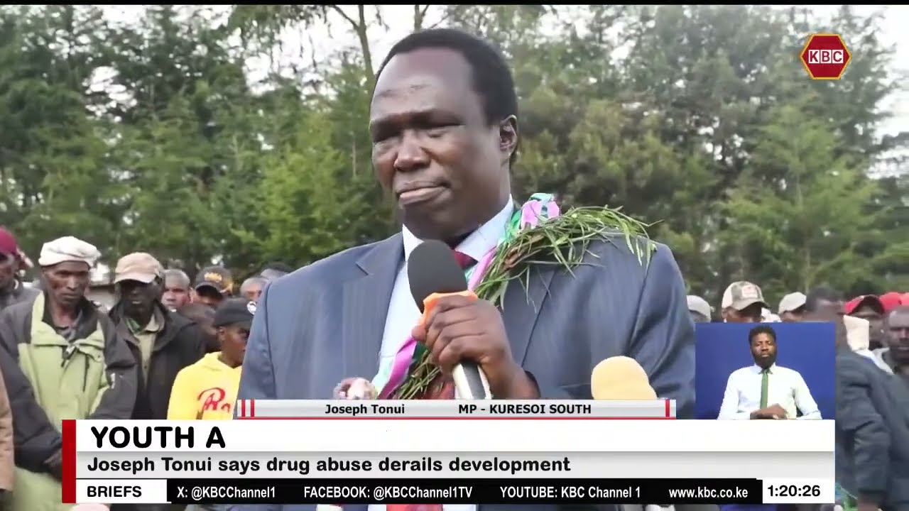 Kuresoi South MP urges young people to avoid drugs